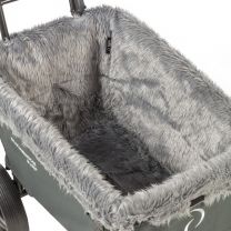 Beachwagon Wanneneinsatz von Kunstfell für PUSH® 