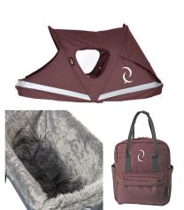 Beachwagon-Zubehörset für LITE+STURDY – CD10 inkl. Haube, Rucksack und Fleece-Abdeckung