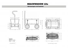 Beachwagon Lite abmessungen und gewichte