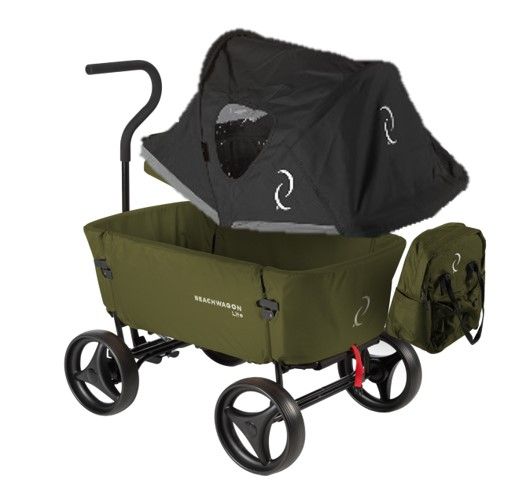 Beachwagon LITE® - Khaki-grün Kombideal 7