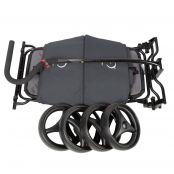 Beachwagon LITE® gefaltet bollerwagen - Dunkelgrau