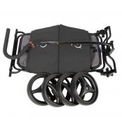 Beachwagon LITE® gefalten bollerwagen - Dunkelschwarz