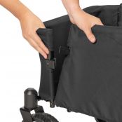 Beachwagon PUSH® Faltbarer bollerwagen- Dunkelschwarz